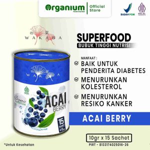 WAKABA Superfood Acai berry , Suplemen Diabetes, Antioksidan Menurunkan Kolesterol Jahat