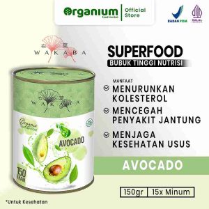 WAKABA Superfood Avocado , Suplemen bubuk kesehatan dan Antioksidan