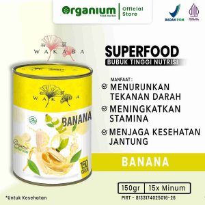 WAKABA Superfood Banana , Suplemen bubuk untuk daya tahan tubuh
