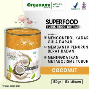 WAKABA Superfood Coconut , Bubuk Suplemen Metabolisme tubuh dan antikoksidan
