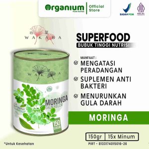 WAKABA Superfood Moringa Leaf , Nutrisi Kesehatan Turunkan Gula darah