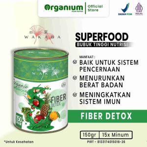 WAKABA Superfood Fiber Detox , Menurunkan berat badan dan Atasi kolesterol jahat