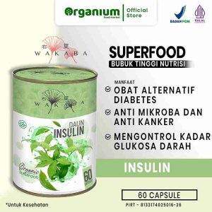 WAKABA Superfood Insulin Capsule, Untuk Diabetes Kontrol Gula darah, dan Kaya Antioksidan