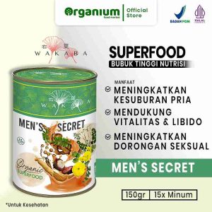 WAKABA Superfood Men's Secret, Tingkatkan kesuburan Pria, Vitalitas, Libido dan Testosteron