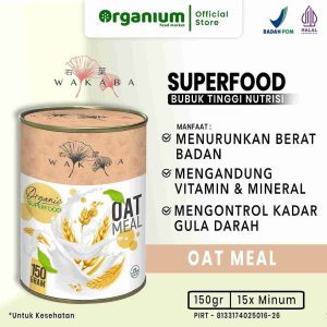 WAKABA Superfood Oat Meal , Nutrisi Pengganti makan turunkan kolesterol dan berat badan