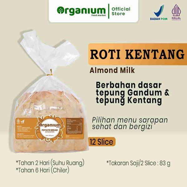 ROTI KENTANG ALMOND MILK