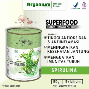 WAKABA Superfood Spirulina, Sumber Protein, Anti Kanker dan Menjaga Kesehatan Jantung