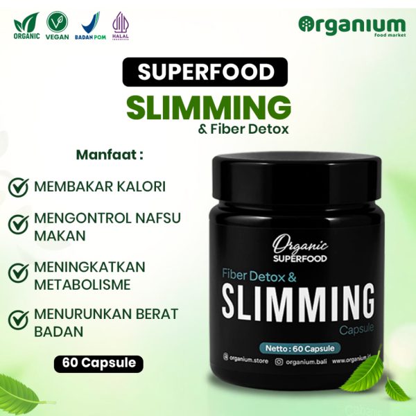 WAKABA Superfood Slimming , Suplemen Diet Penurun Berat Badan , Kontrol Nafsu Makan