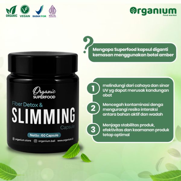 WAKABA Superfood Slimming , Suplemen Diet Penurun Berat Badan , Kontrol Nafsu Makan - Image 2