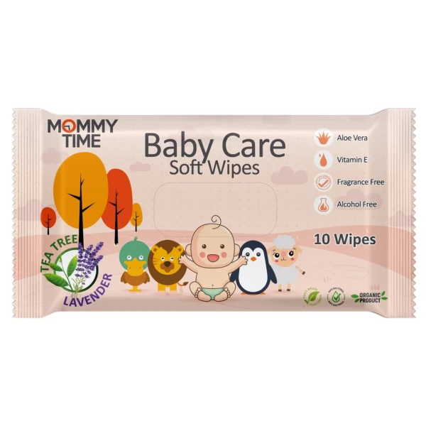 Mommy Time Tissue Basah Baby Care Soft Wipes 10s
