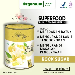 WAKABA Superfood Rock Sugar , Nutrisi Tinggi Sumber energi dan atasi batuk