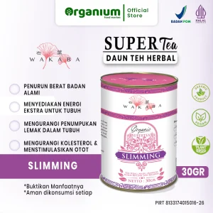 Supertea Slimming Tea WAKABA Teh Herbal detoks pelangsing dan penurun berat badan