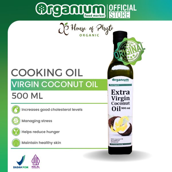 Virgin Coconut Oil ORGANIUM 100% Minyak kelapa Murni 500ml - Image 2