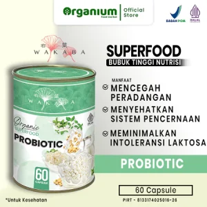 WAKABA Superfood Probiotik Tingkatkan Kesehatan Pencernaan & Kekebalan Tubuh